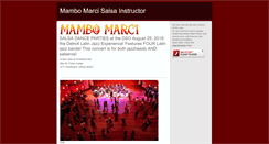 Desktop Screenshot of mambomarci.com