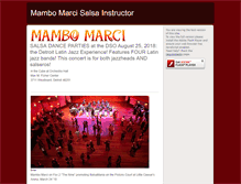 Tablet Screenshot of mambomarci.com